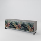 HEAVENLY BLOOM 3-dörrars TV-bänk i grå finish