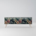 HEAVENLY BLOOM 3-dörrars TV-bänk i grå finish