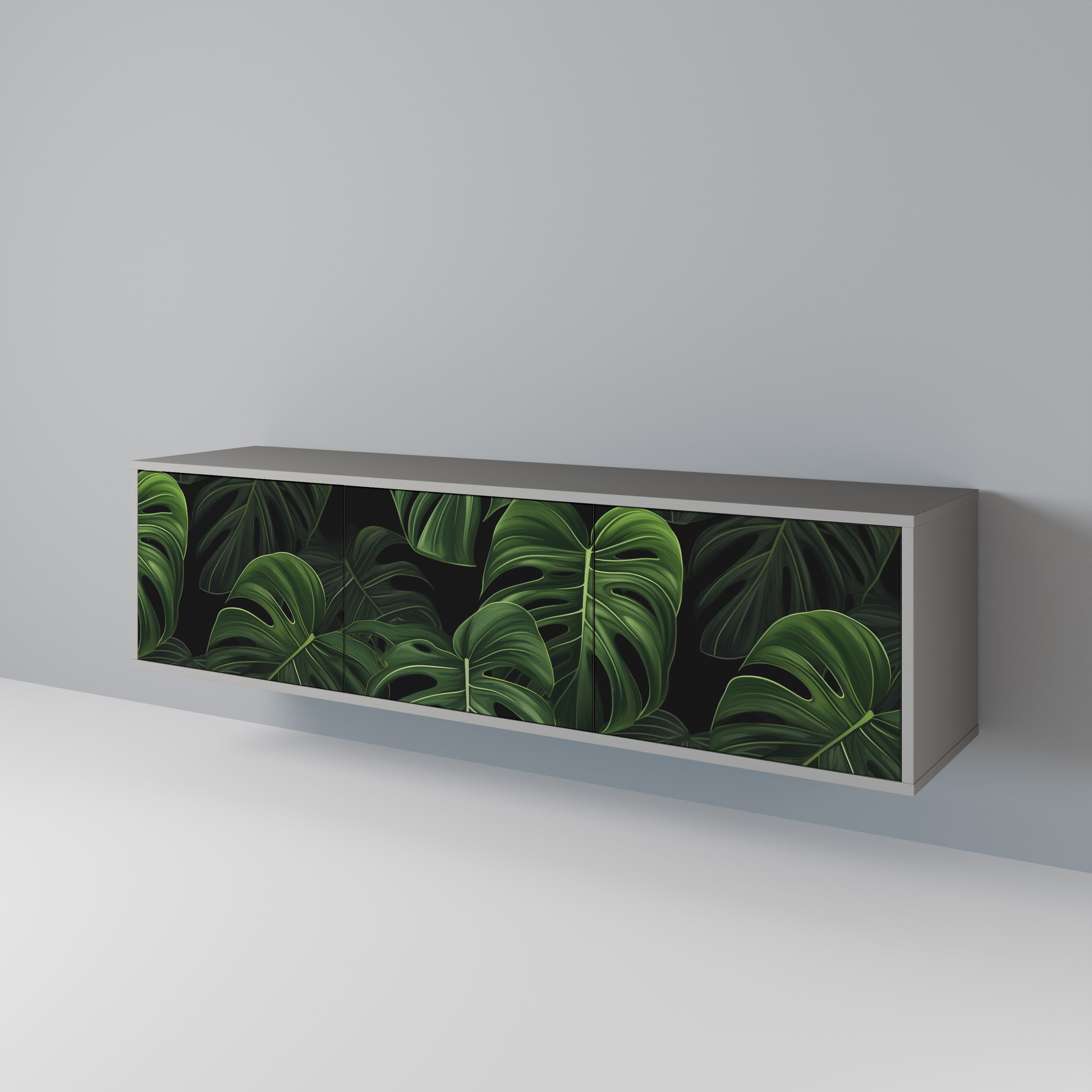 INFINITE MONSTERA TV-bänk med 3 dörrar