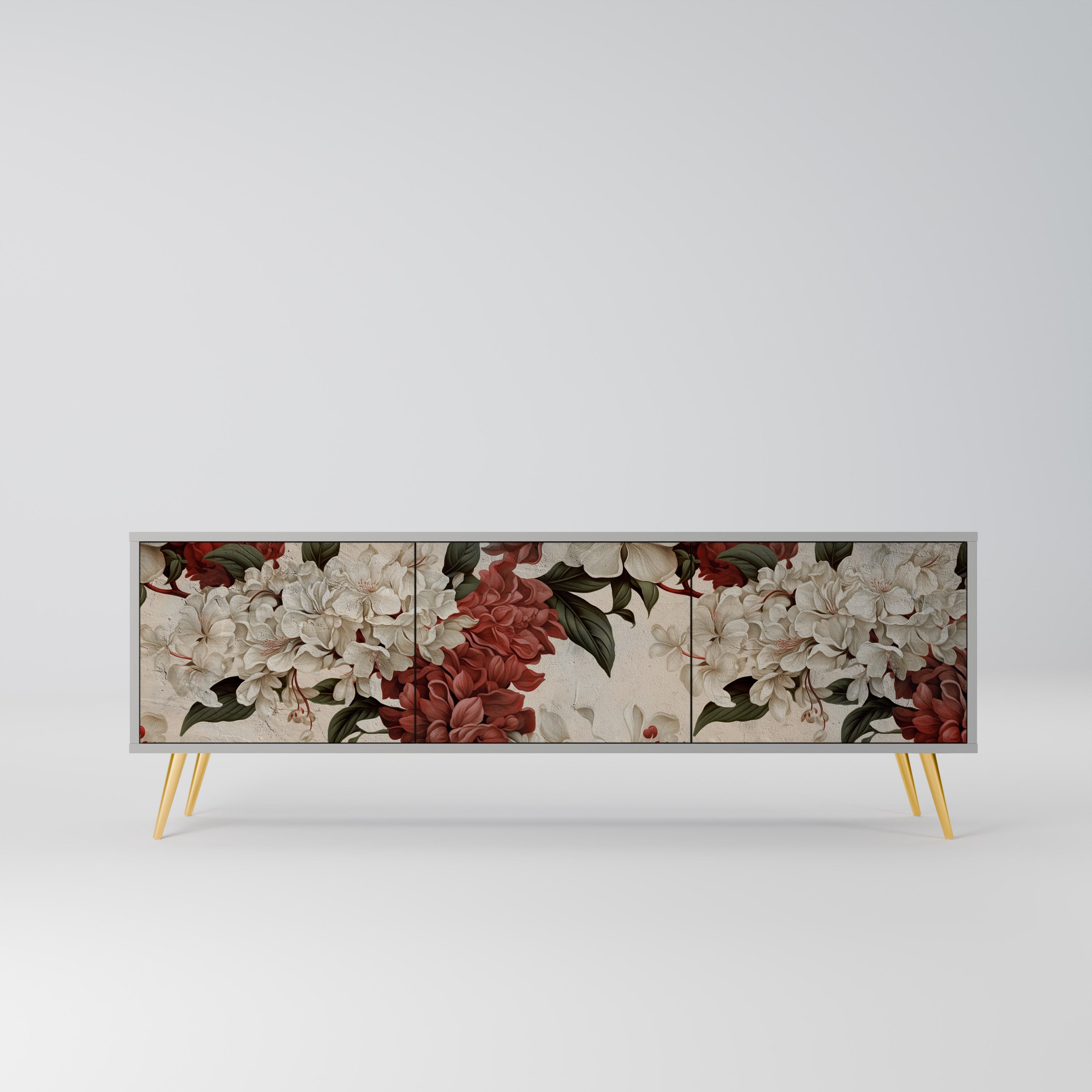 EPHEMERAL DAYS 3-dörrars TV-bänk i grå finish