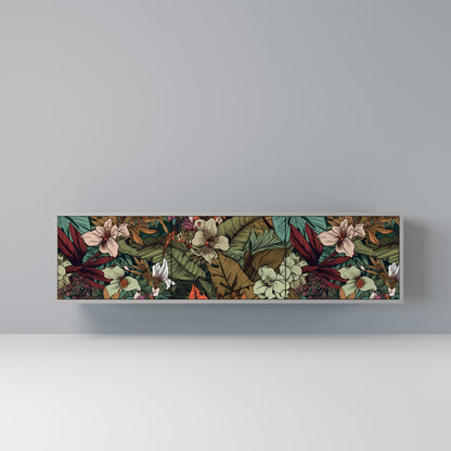 BOTANICAL EMERGENCE 3-dörrars TV-bänk i grå finish