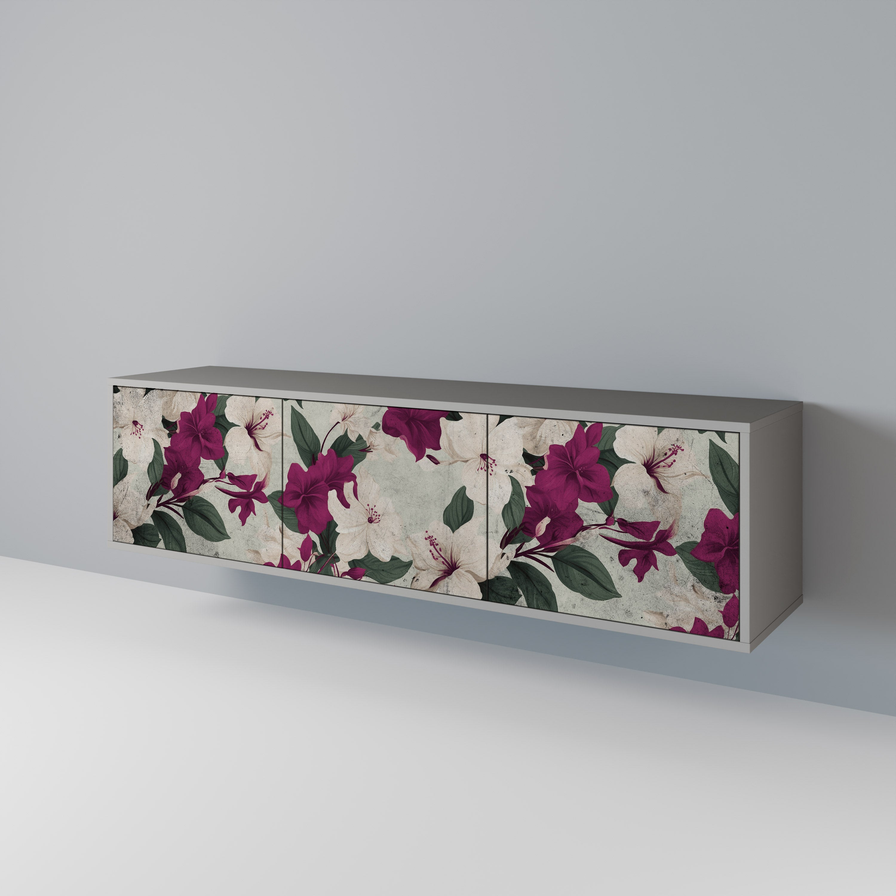 FLOWERET DREAM TV-bänk med 3 dörrar