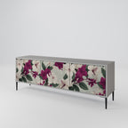 FLOWERET DREAM 3-Door TV Stand in Grey Finish