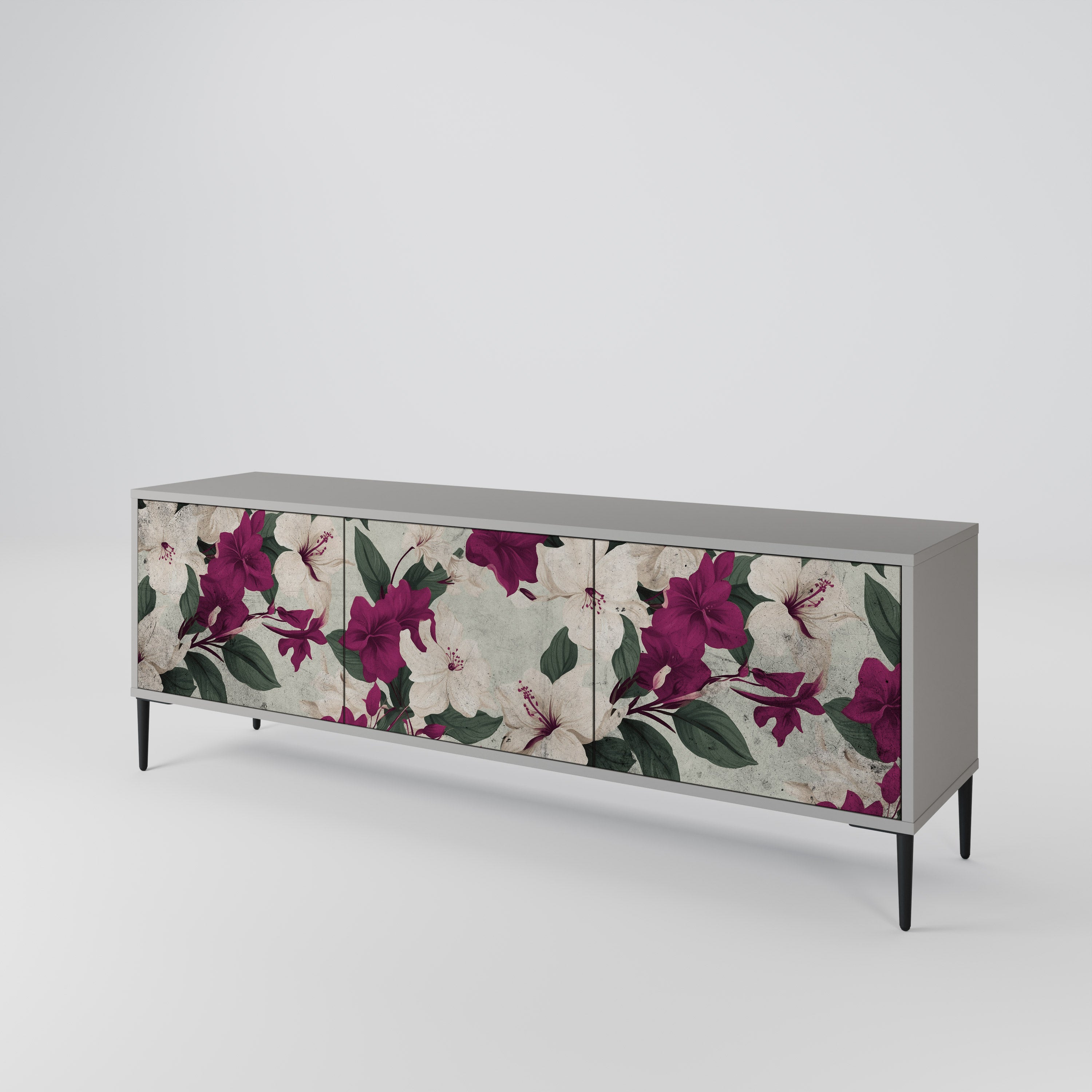 FLOWERET DREAM TV-bänk med 3 dörrar