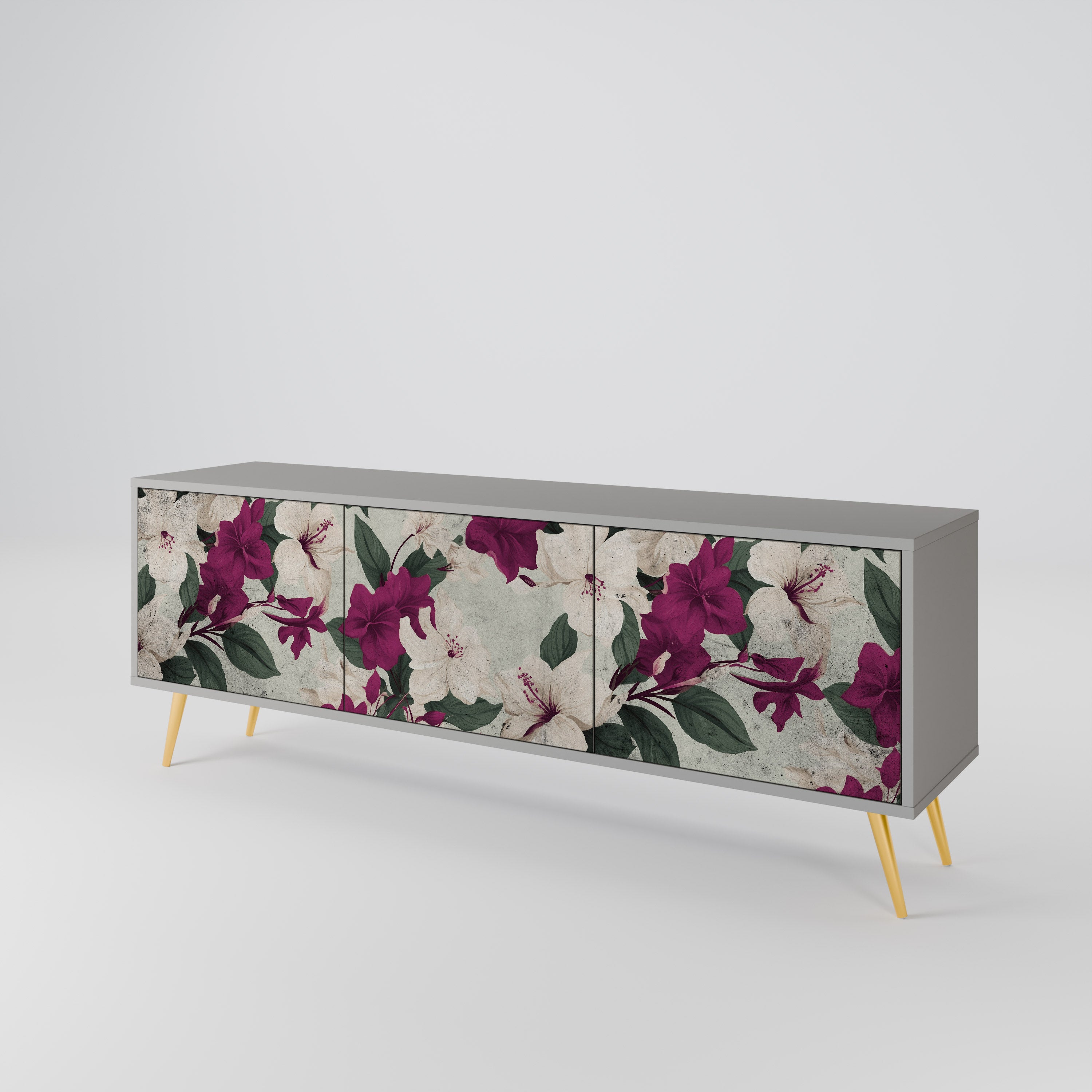 FLOWERET DREAM TV-bänk med 3 dörrar