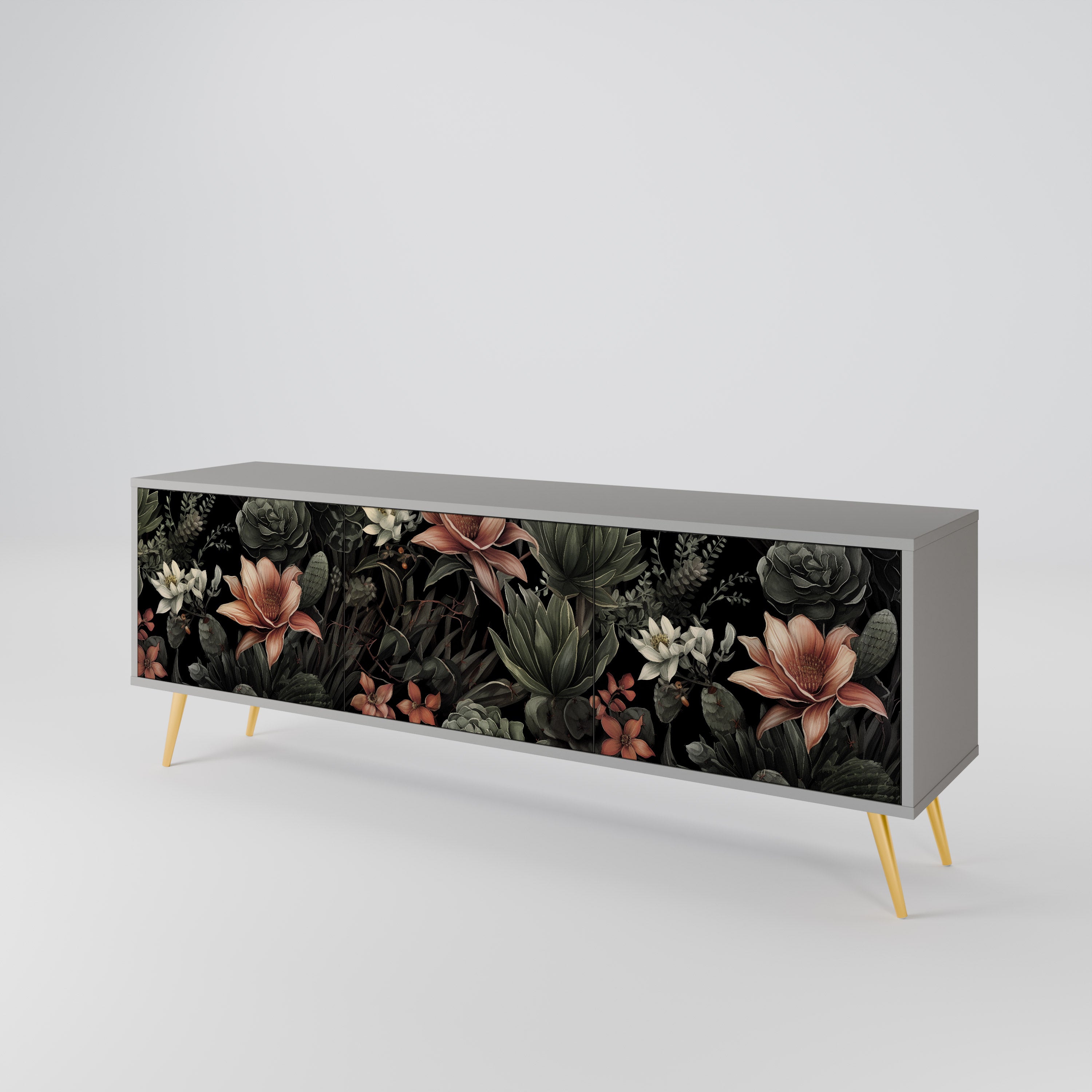 SECRET VERDURE TV-bänk med 3 dörrar