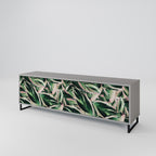 EERIE STROMANTHE 3-Door TV Stand in Grey Finish