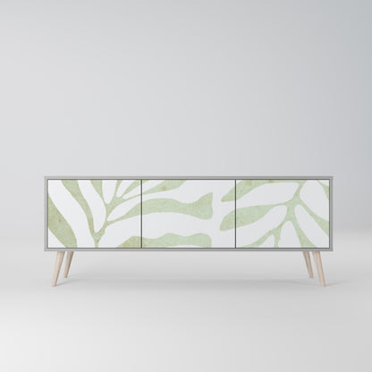 BOTANICAL SPARK 3-dörrars TV-bänk i grå finish
