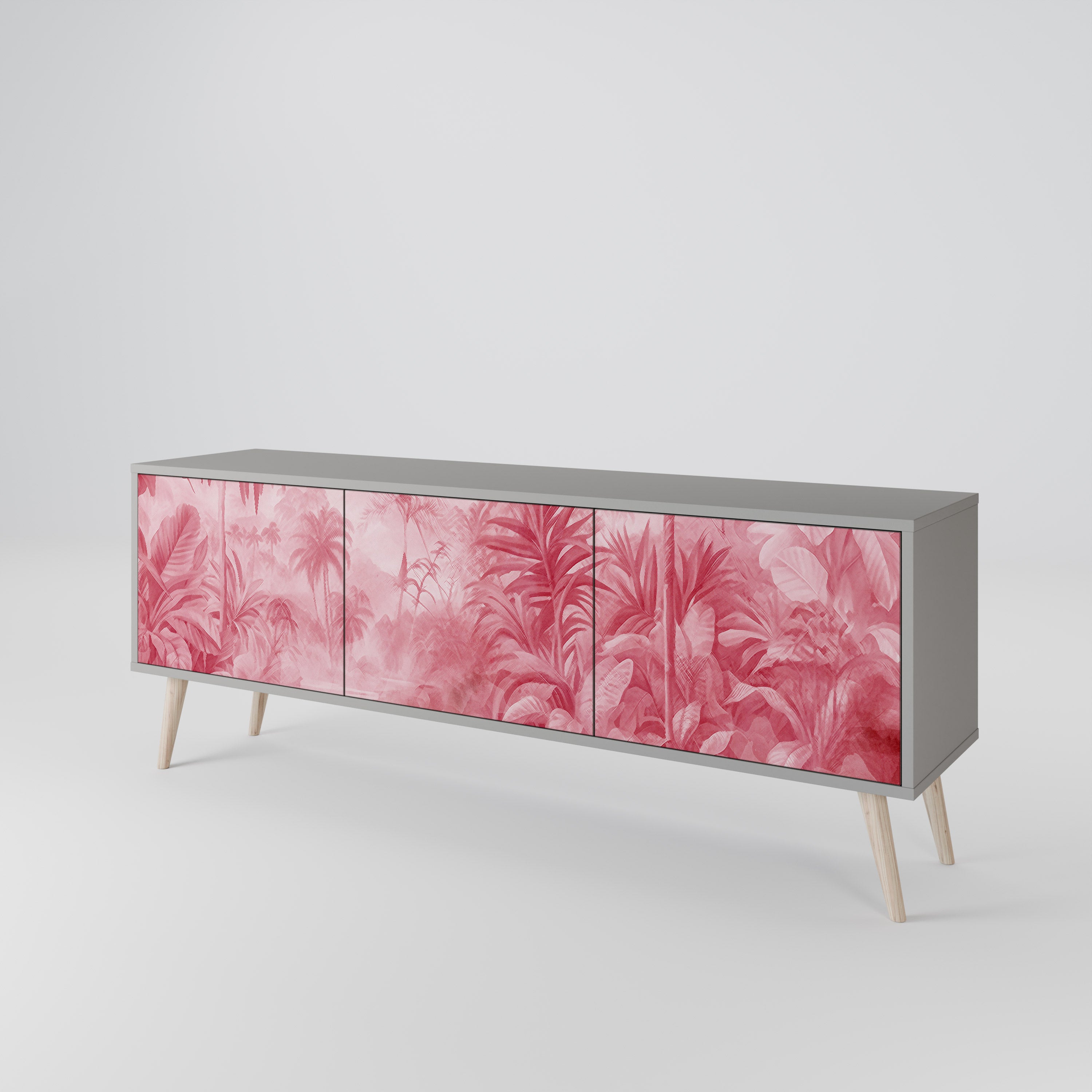 SWEET TROPICS TV-bänk med 3 dörrar