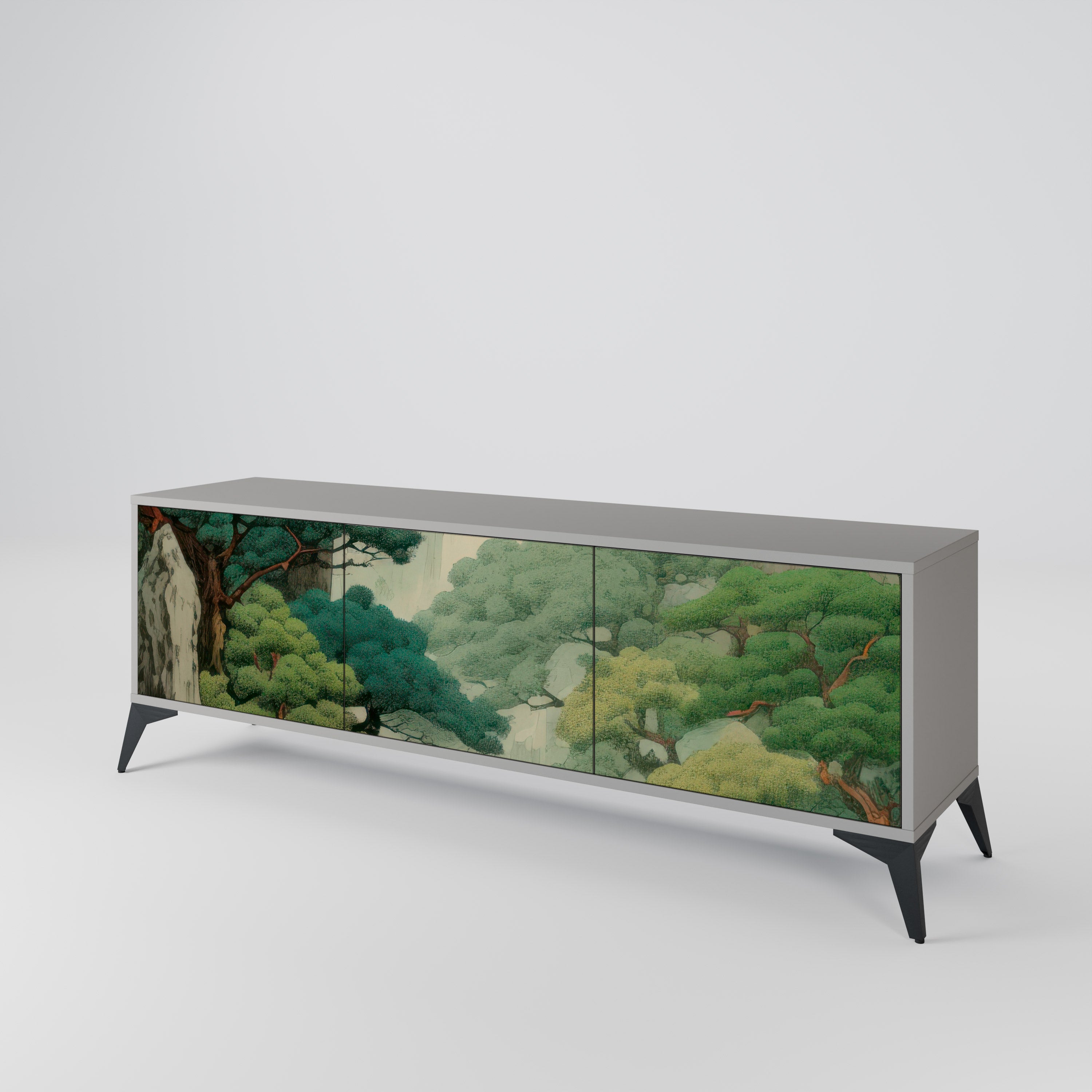 VERDURE ABYSS TV-bänk med 3 dörrar