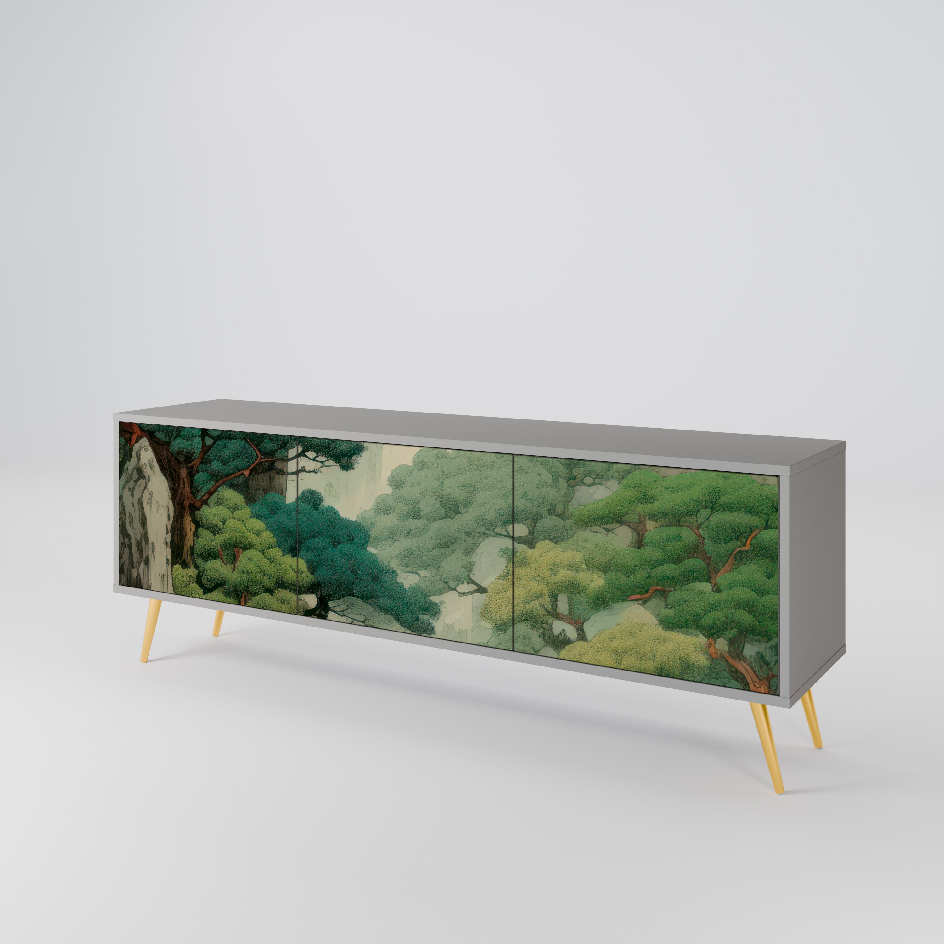 VERDURE ABYSS TV-bänk med 3 dörrar
