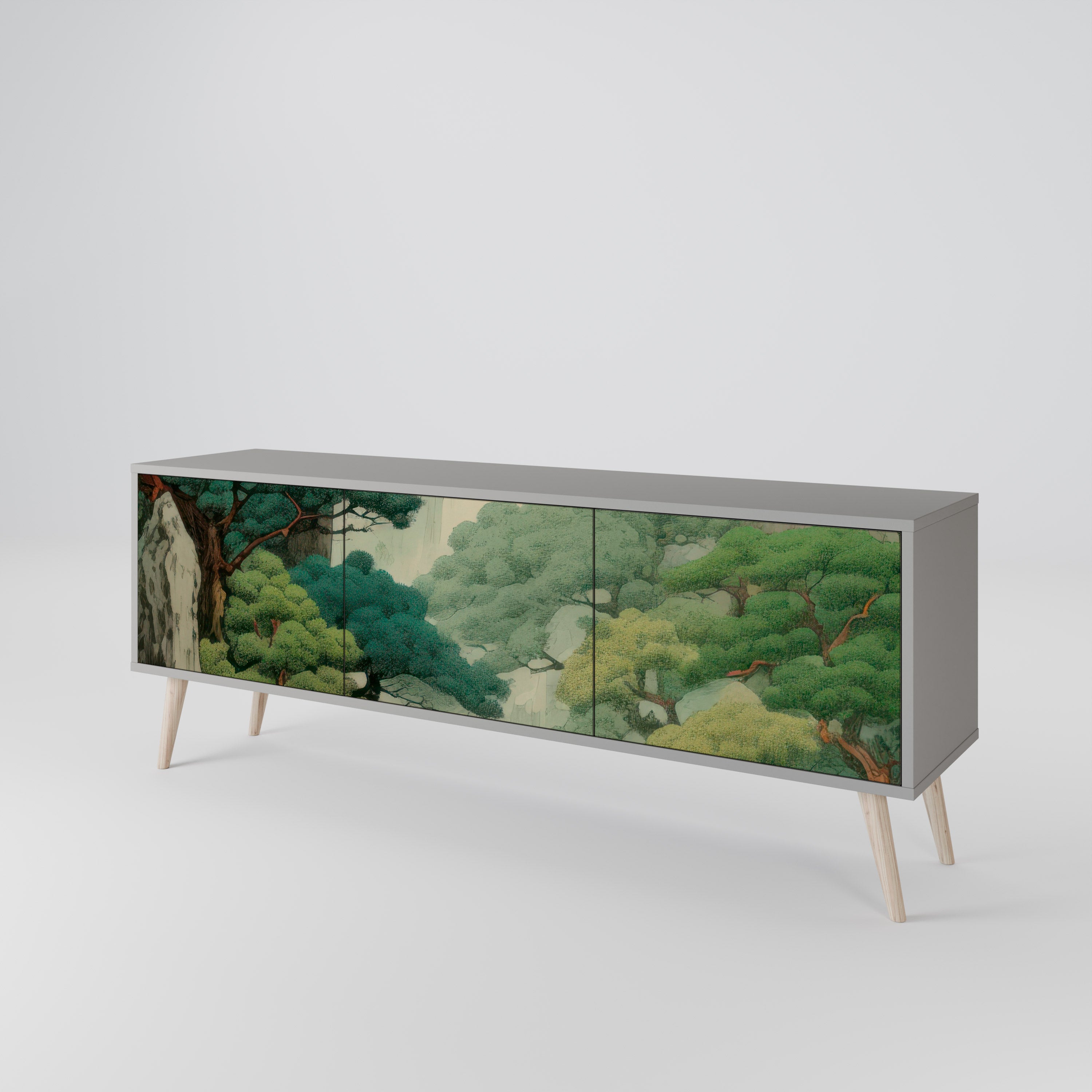 VERDURE ABYSS TV-bänk med 3 dörrar
