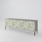 FENNEL BALDACHIN 3-Door TV Stand in Grey Finish