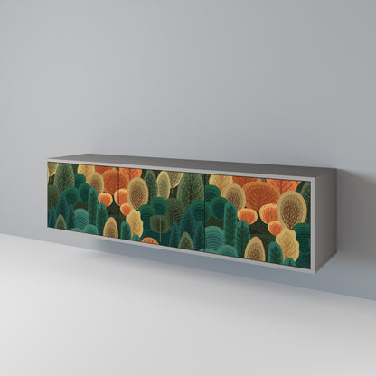 AUTUMN KALEIDOSCOPE TV-bänk med 3 dörrar