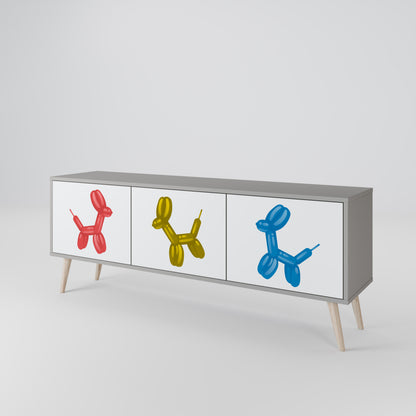 CHILDHOOD MEMORY TV-bänk med 3 dörrar