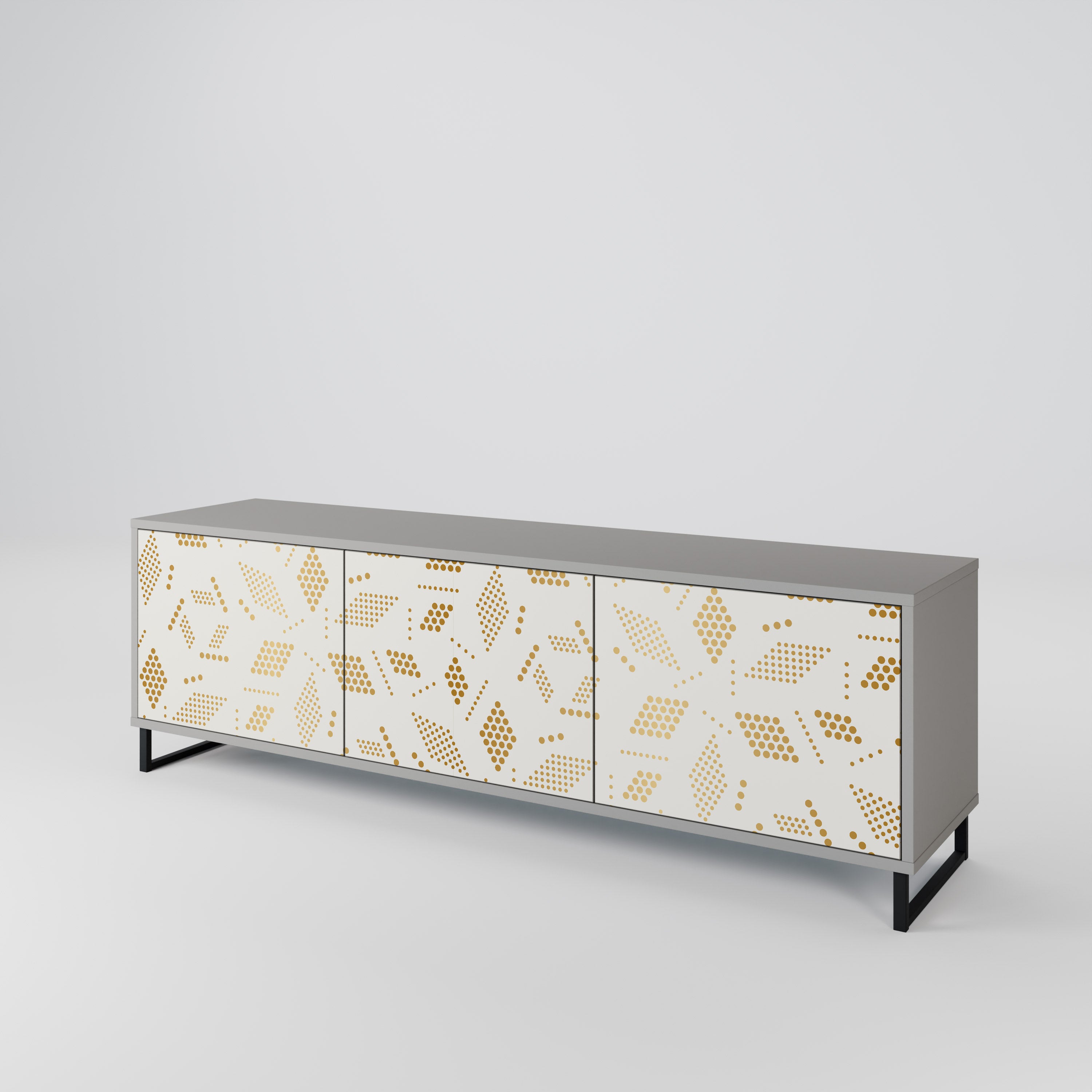 SPOTTED DAZE TV-bänk med 3 dörrar