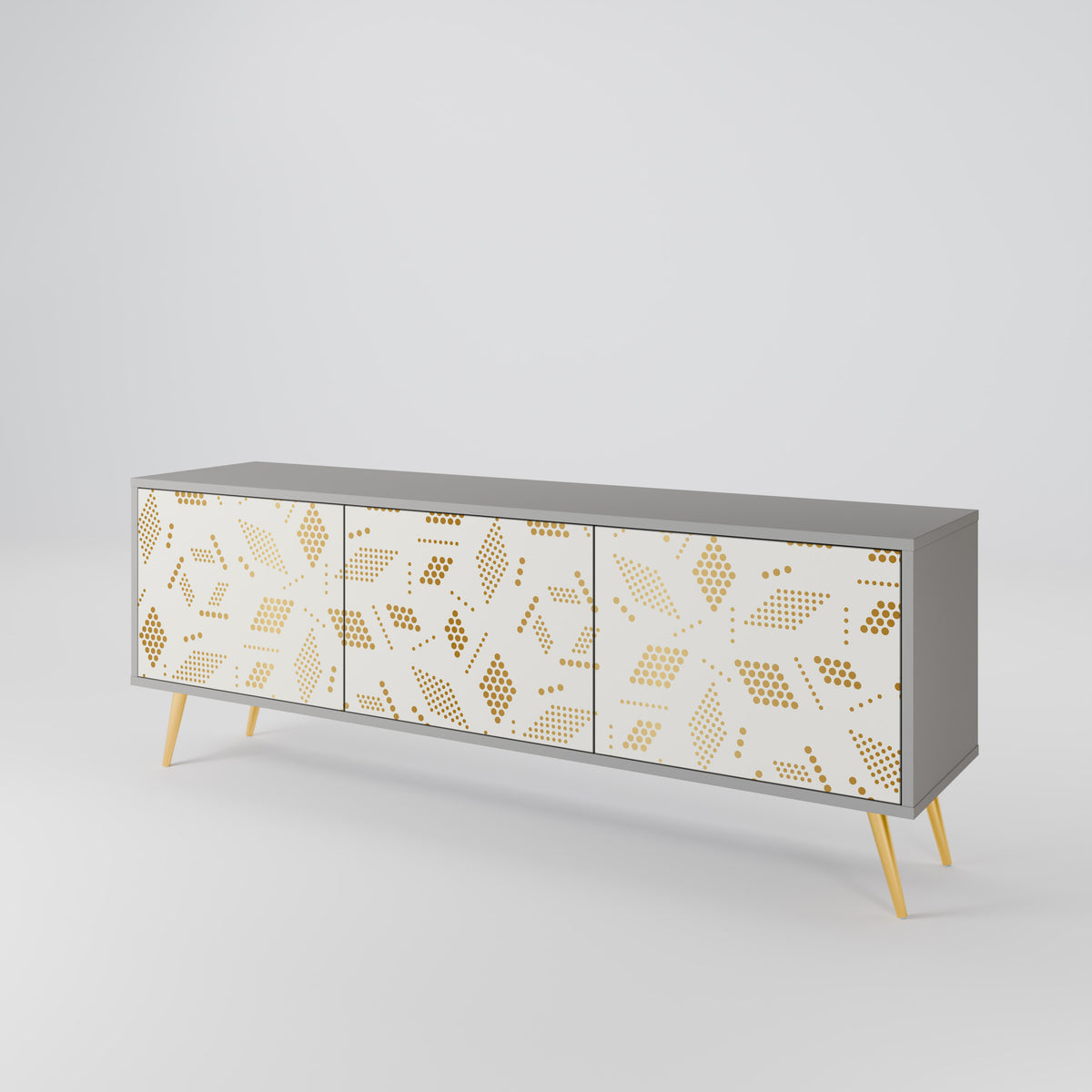 SPOTTED DAZE 3-Door TV Cabinet