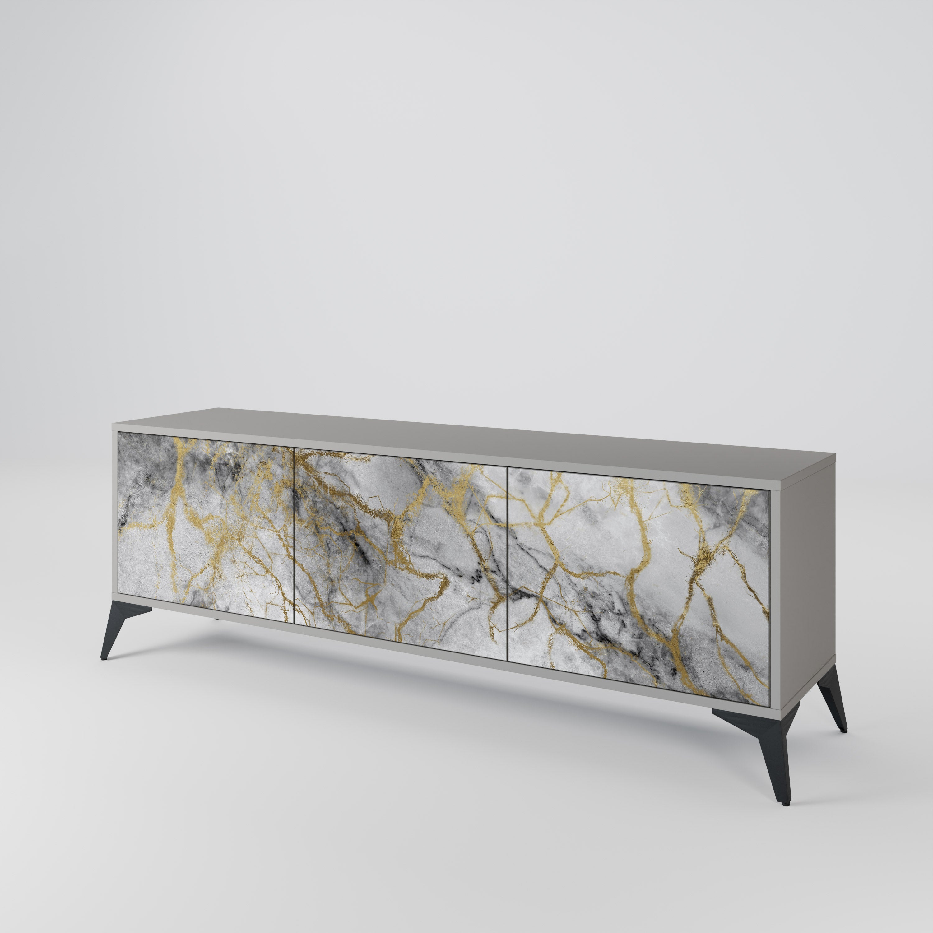 TIMELESS GLIDE TV-bänk med 3 dörrar