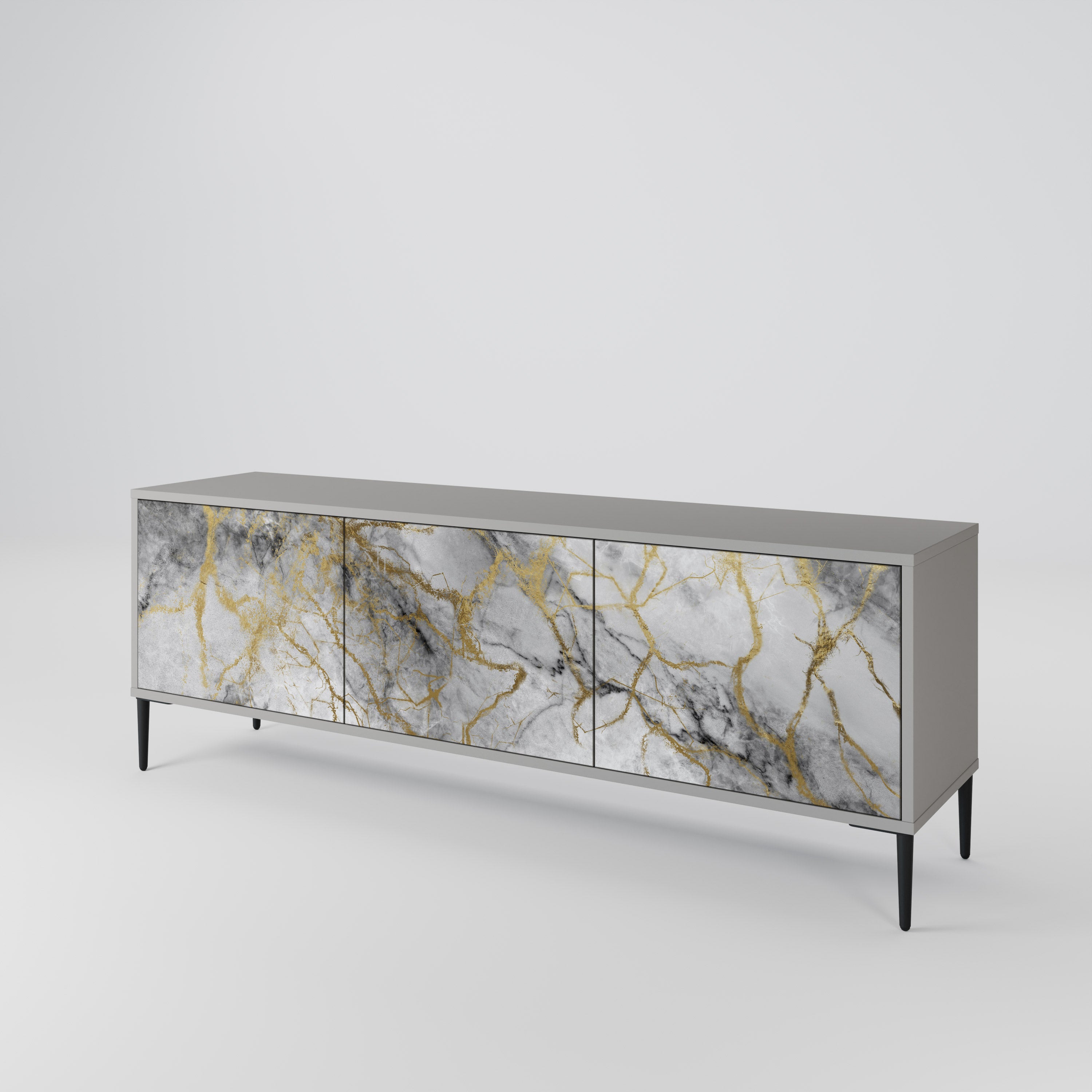 TIMELESS GLIDE TV-bänk med 3 dörrar