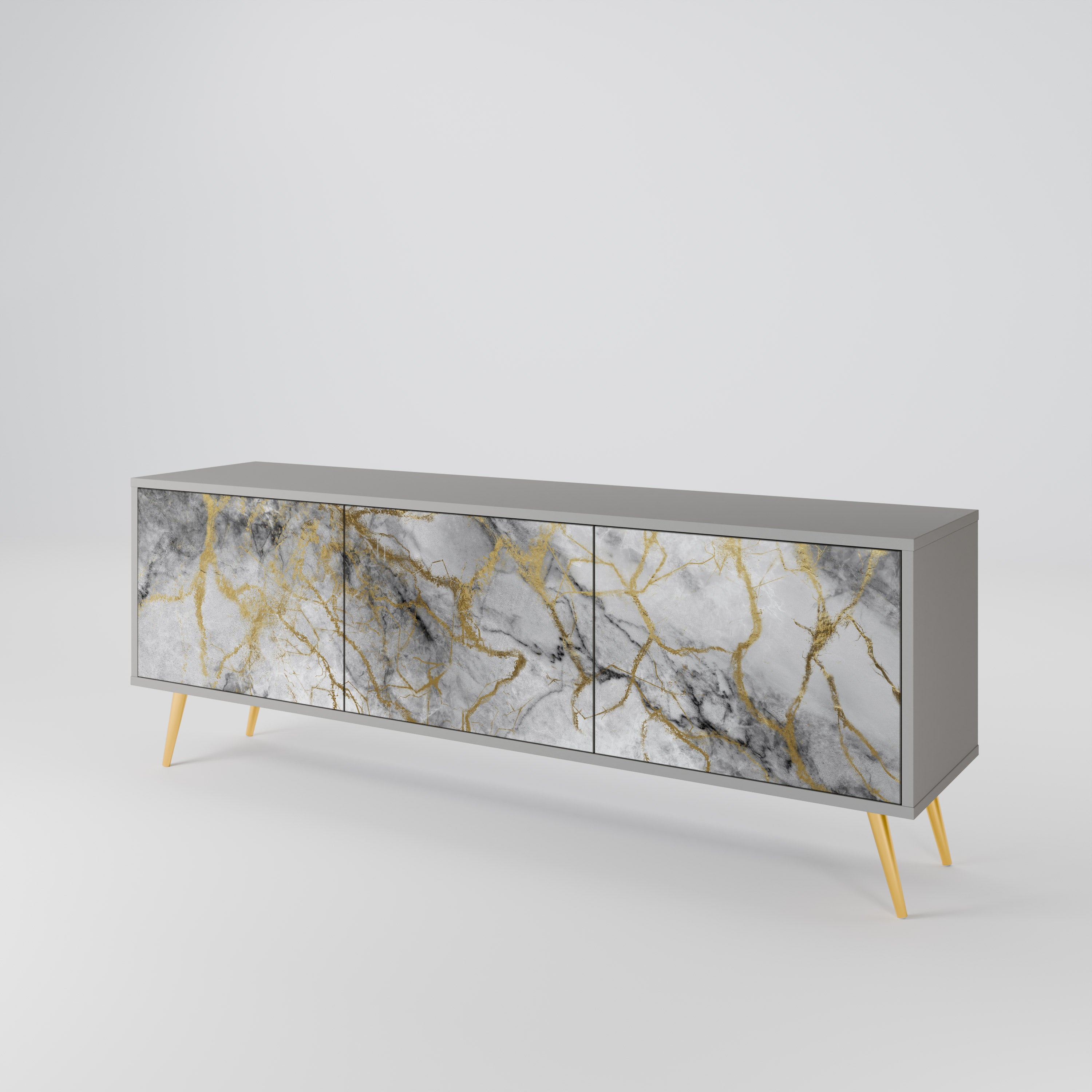 TIMELESS GLIDE TV-bänk med 3 dörrar