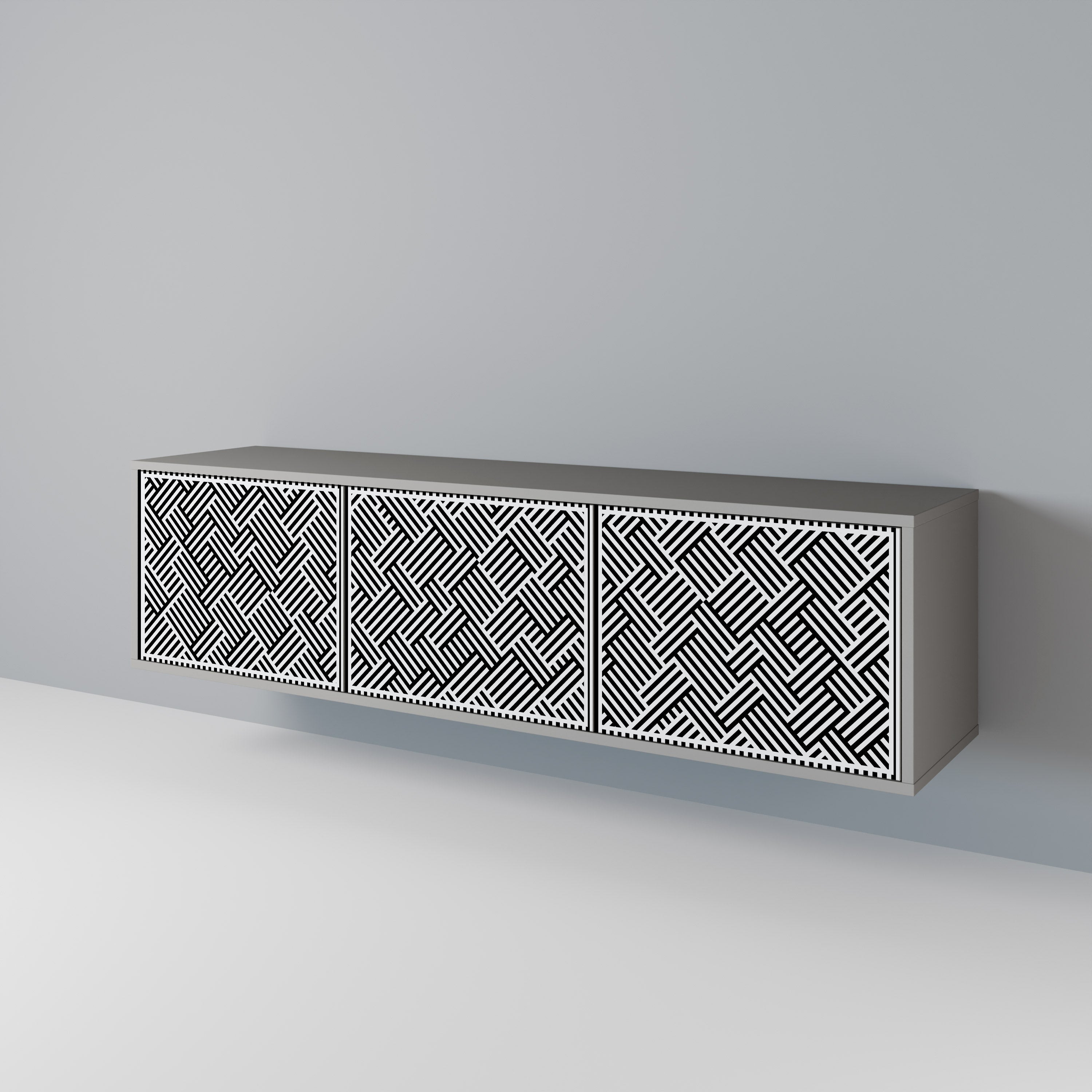 TEMPORARY SEQUENCE TV-bänk med 3 dörrar
