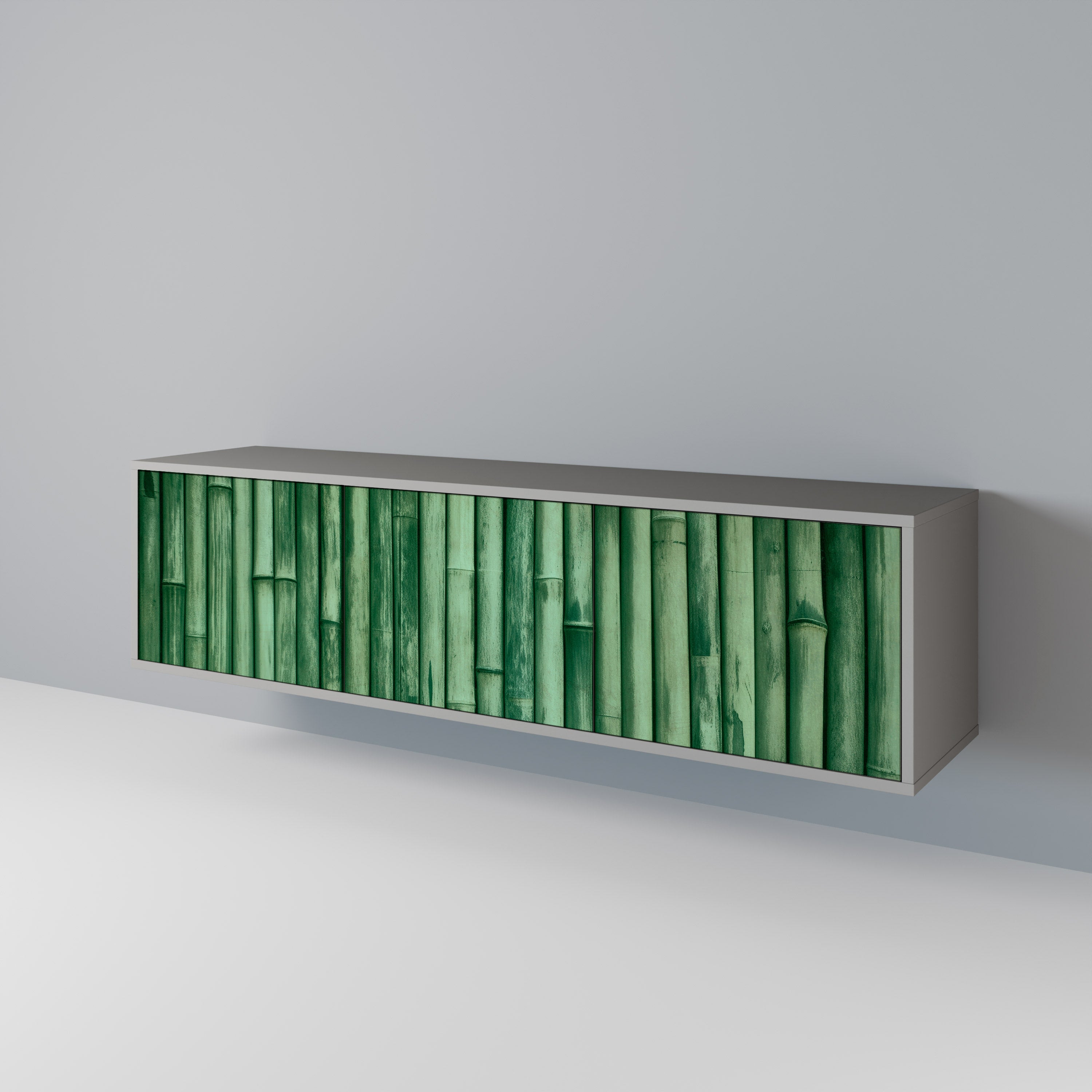 NATURAL GREEN TV-bänk med 3 dörrar