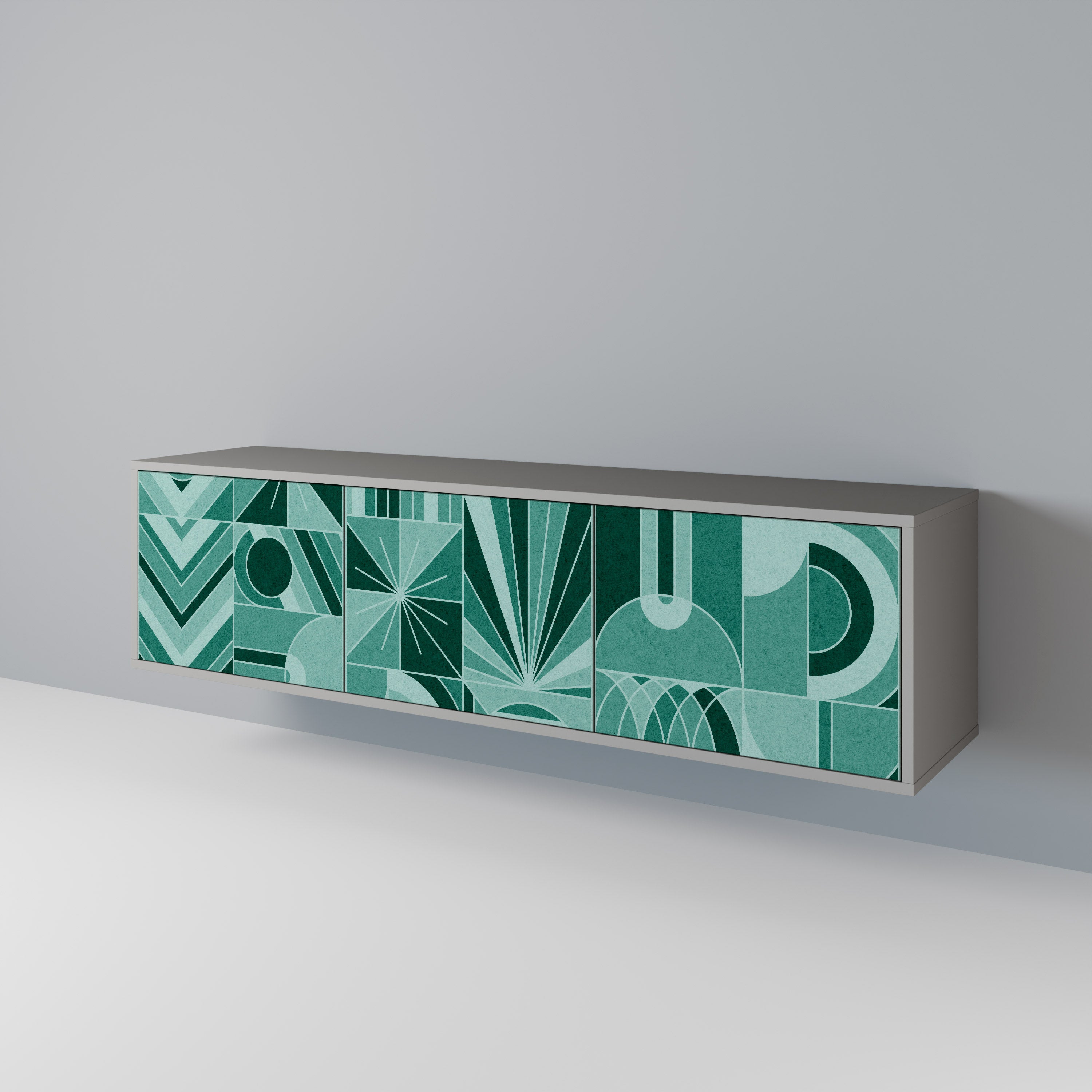 HARMONIC GRID TV-bänk med 3 dörrar