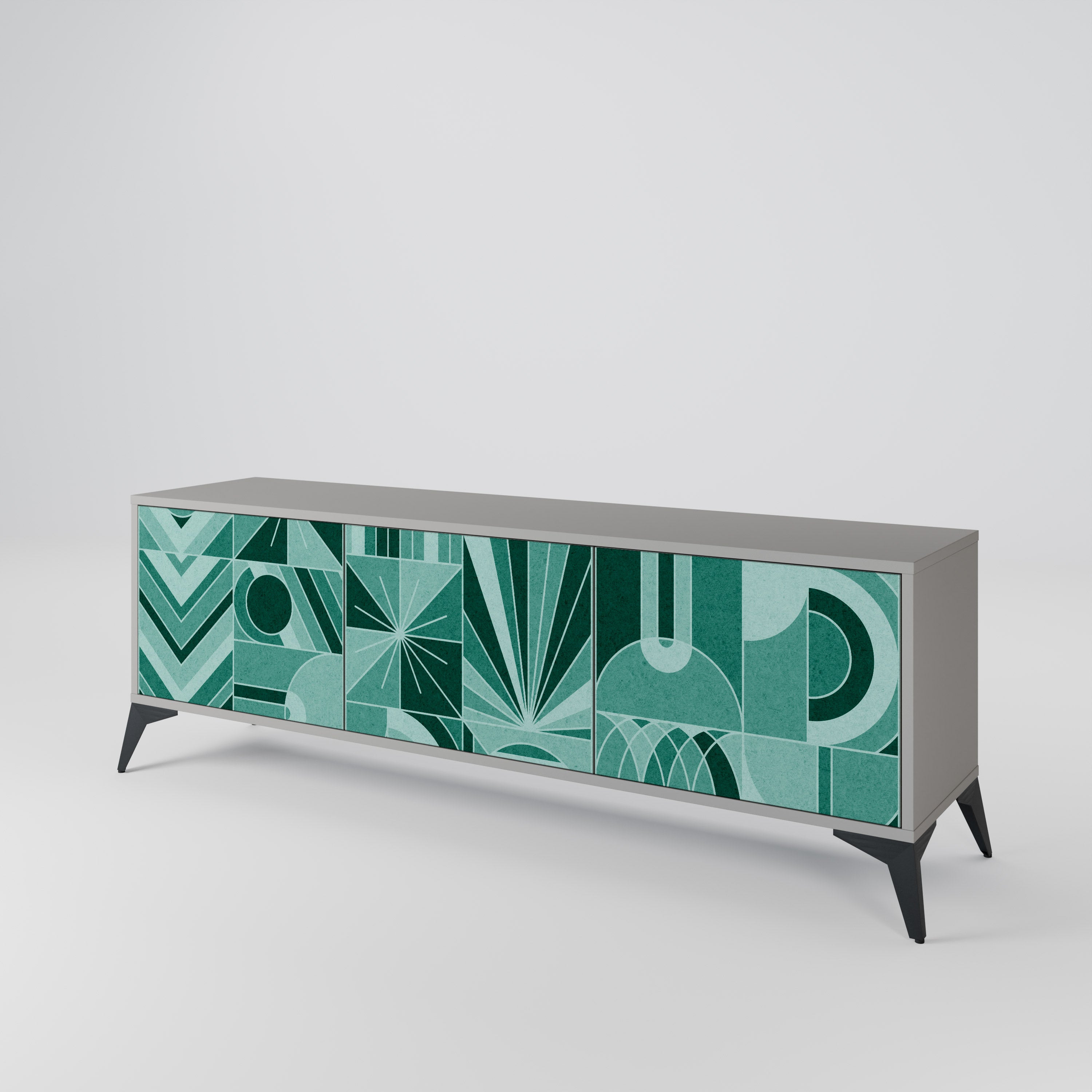 HARMONIC GRID TV-bänk med 3 dörrar