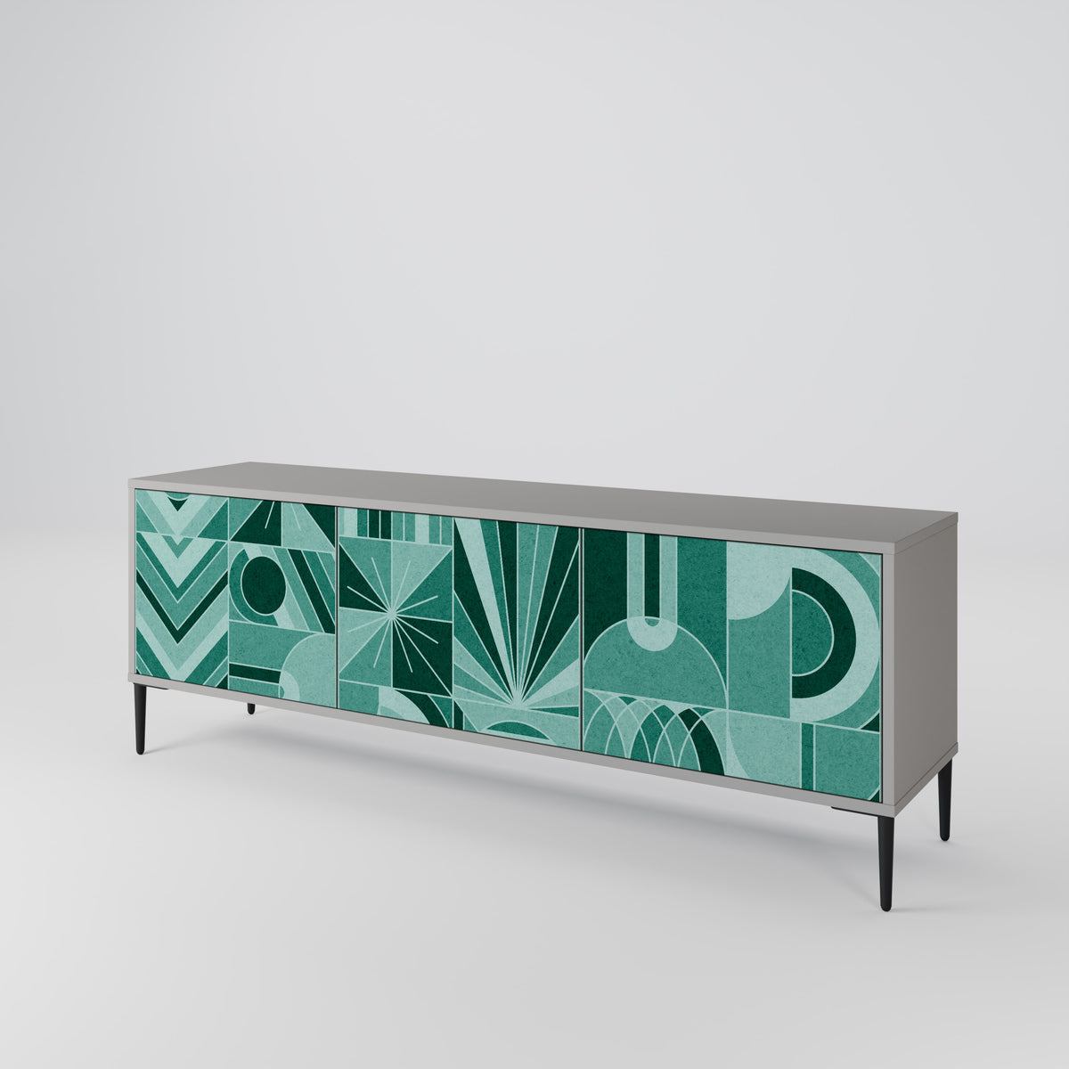 HARMONIC GRID TV-bänk med 3 dörrar