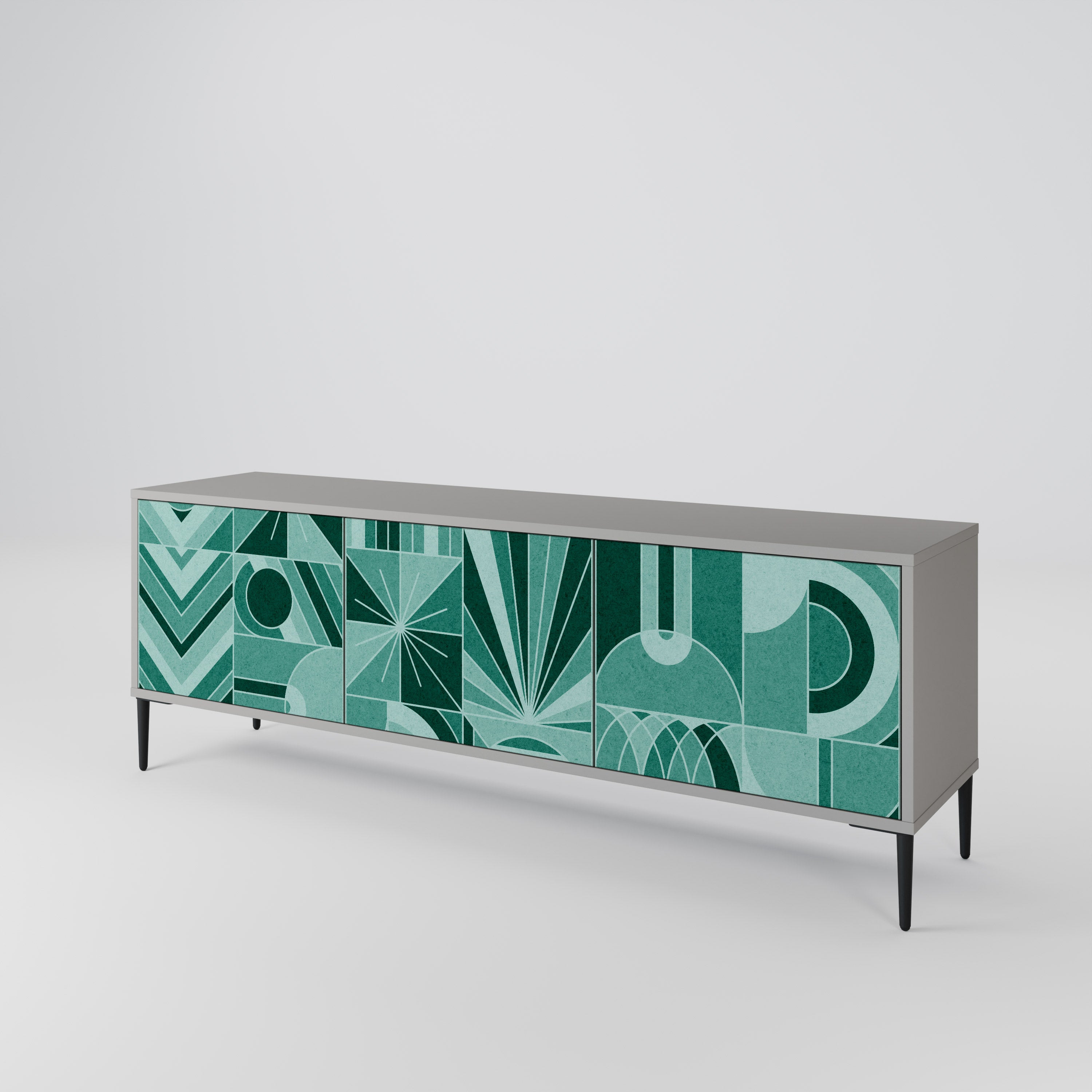 HARMONIC GRID TV-bänk med 3 dörrar