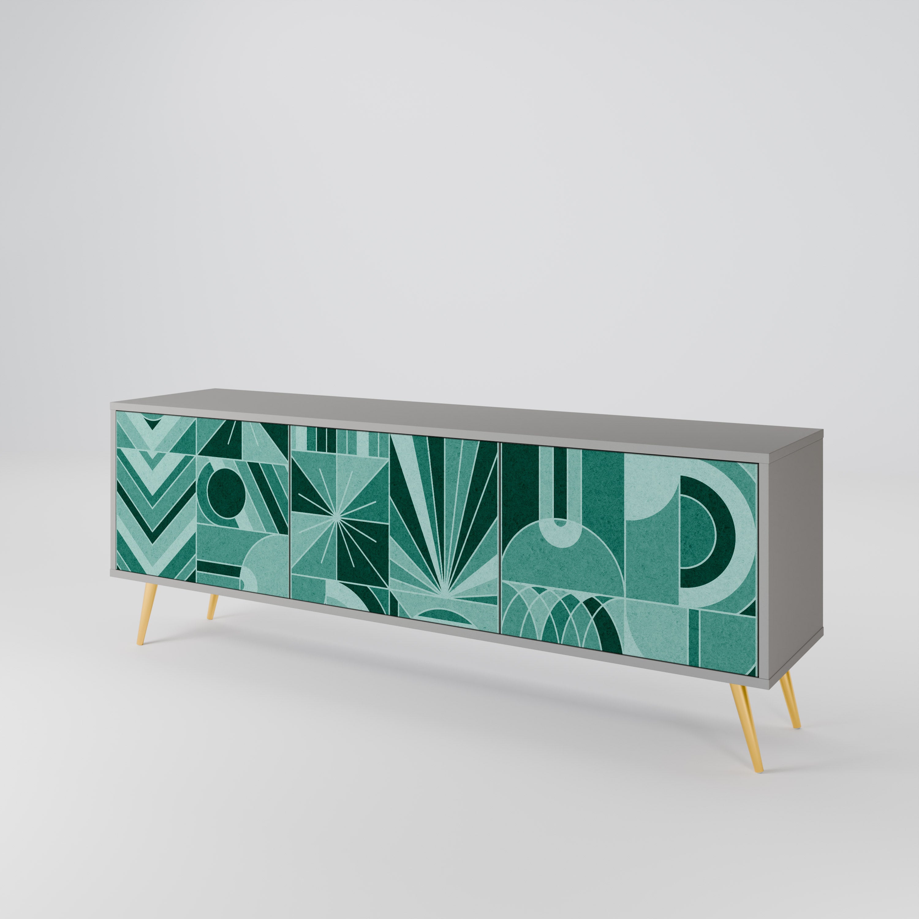 HARMONIC GRID TV-bänk med 3 dörrar