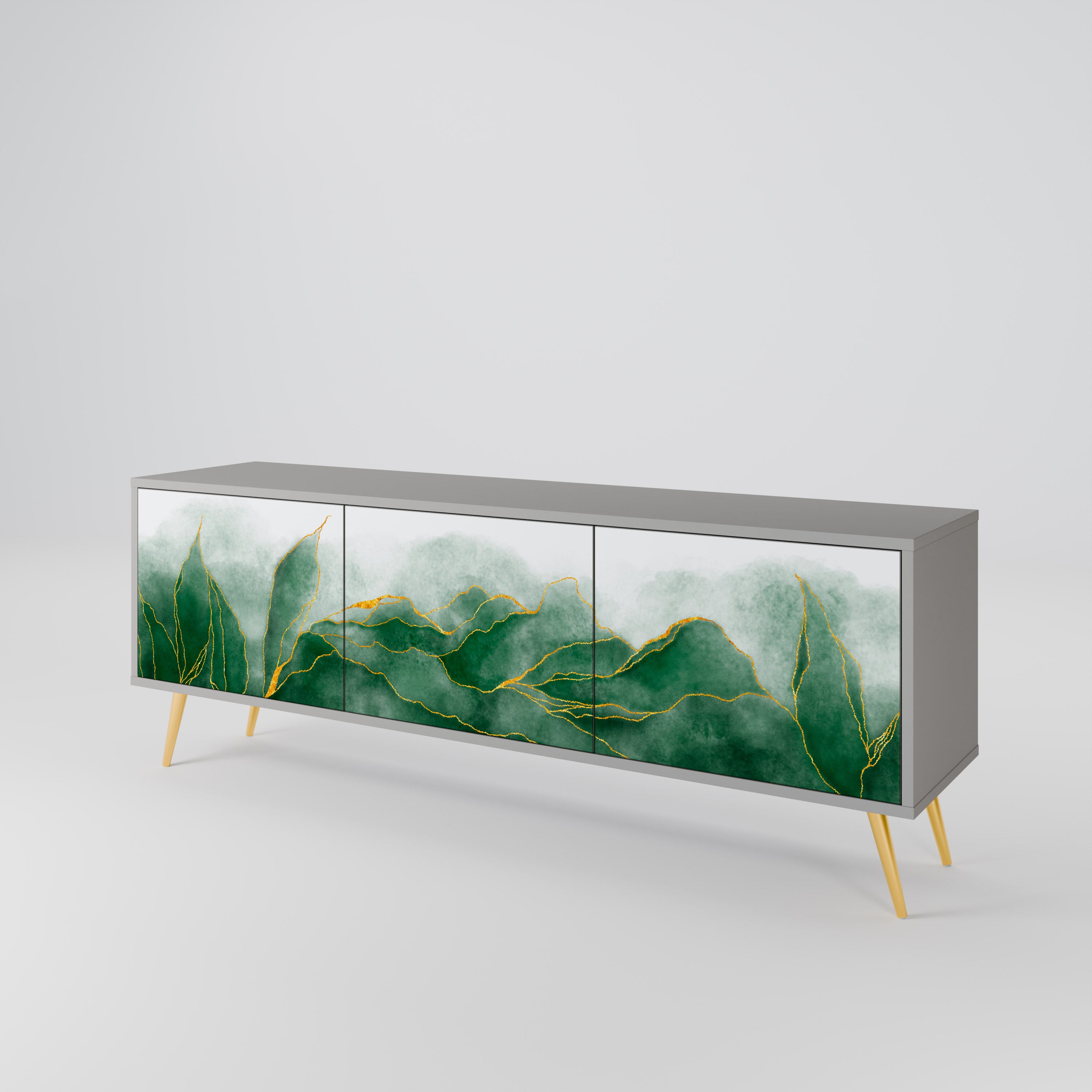 EXPENSIVE NATURE TV-bänk med 3 dörrar