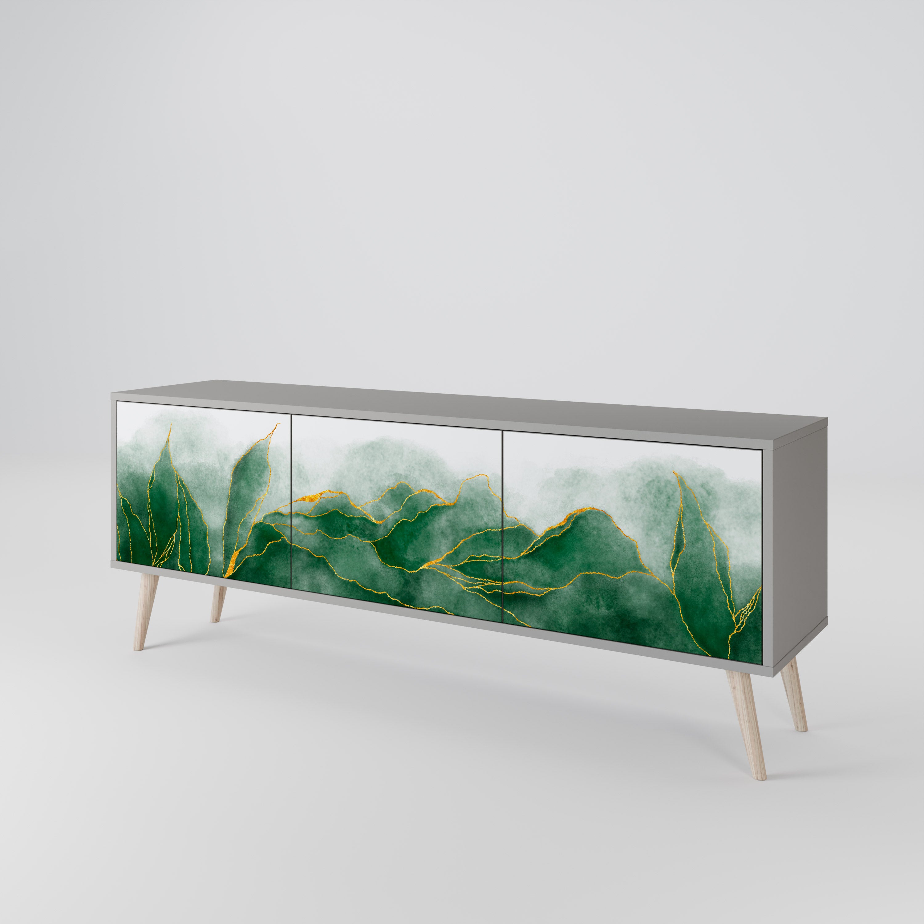 EXPENSIVE NATURE TV-bänk med 3 dörrar