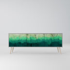 NORTHERN LIGHTS 3-dörrars TV-bänk i grå finish