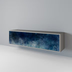 CELESTIAL FALL 3-dörrars TV-bänk i grå finish