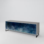CELESTIAL FALL 3-dörrars TV-bänk i grå finish