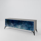 CELESTIAL FALL 3-dörrars TV-bänk i grå finish