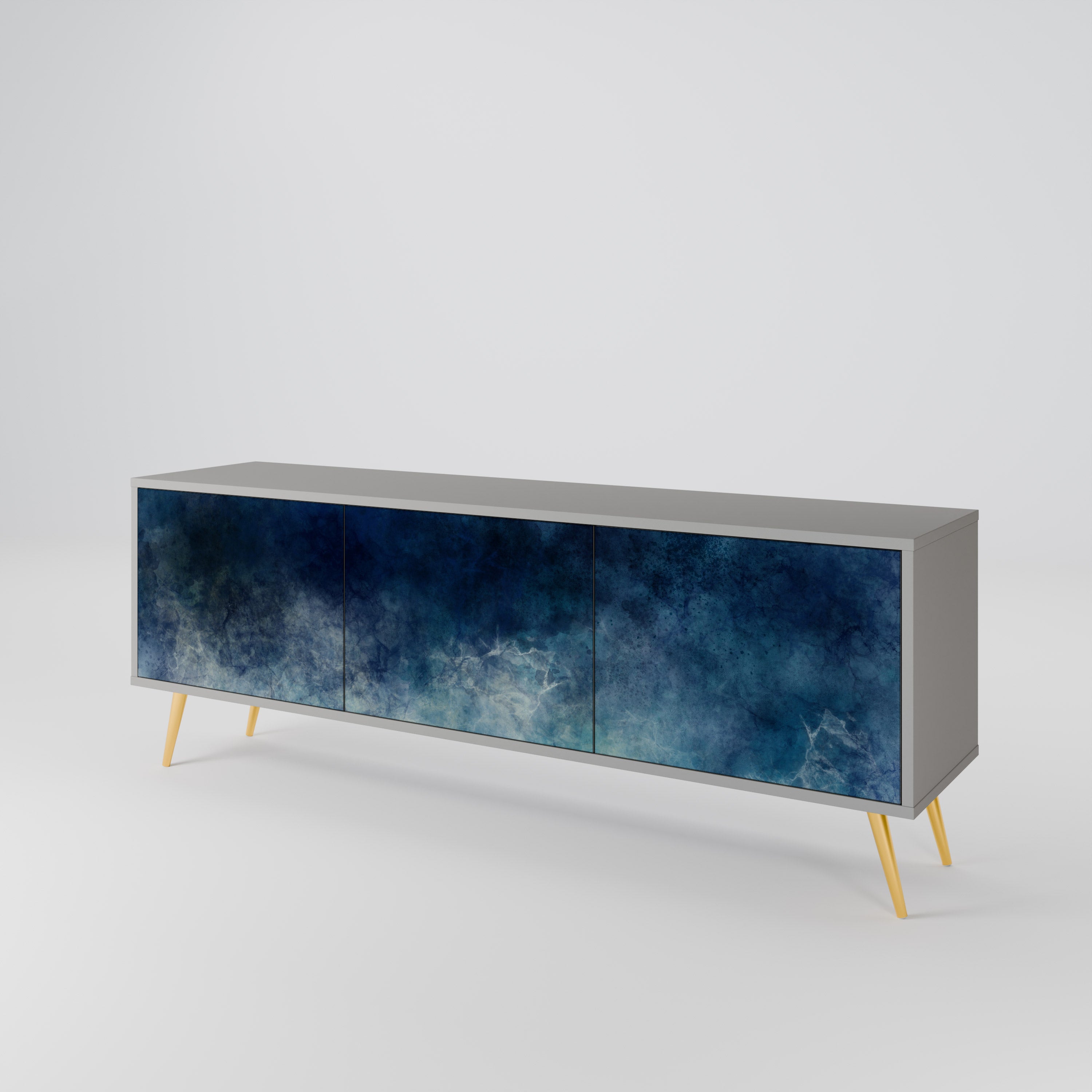 CELESTIAL FALL TV-bänk med 3 dörrar