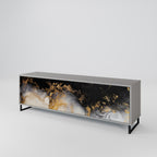 MARBLE OF TOMMORROW 3-dörrars TV-bänk i grå finish