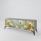 DREAMY MEADOW 3-dörrars TV-bänk i grå finish