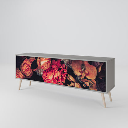 NEVERENDING BLOOM TV-bänk med 3 dörrar