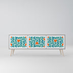 BE THE CHANGE 3-dörrars TV-bänk i grå finish