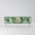 SUCCULENT CLUSTER 3-dörrars TV-bänk i grå finish