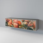 STYLISH BEAUTY 3-dörrars TV-bänk i grå finish