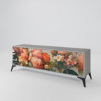 STYLISH BEAUTY 3-dörrars TV-bänk i grå finish