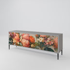 STYLISH BEAUTY 3-dörrars TV-bänk i grå finish