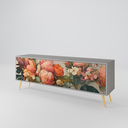 STYLISH BEAUTY 3-Door TV Cabinet