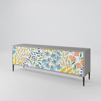 HELLO SPRING 3-dörrars TV-bänk i grå finish