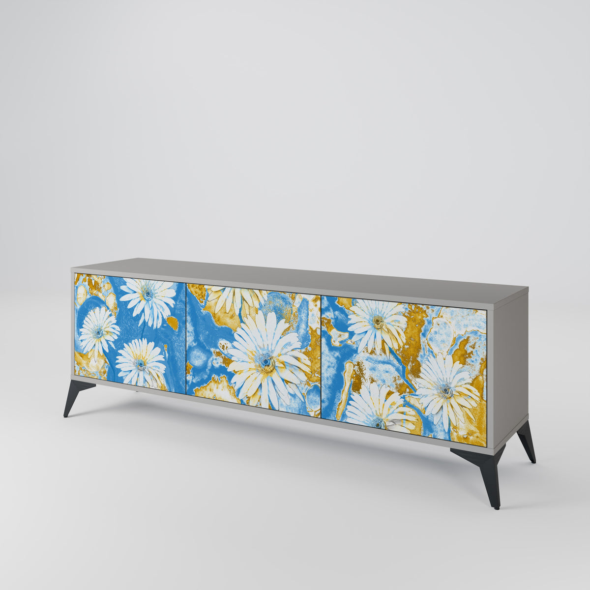 DAISY LUXE TV-bänk med 3 dörrar