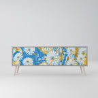 DAISY LUXE 3-dörrars TV-bänk i grå finish